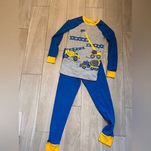 Kirkland Signature Gray and Yellow Kids Pajama Top